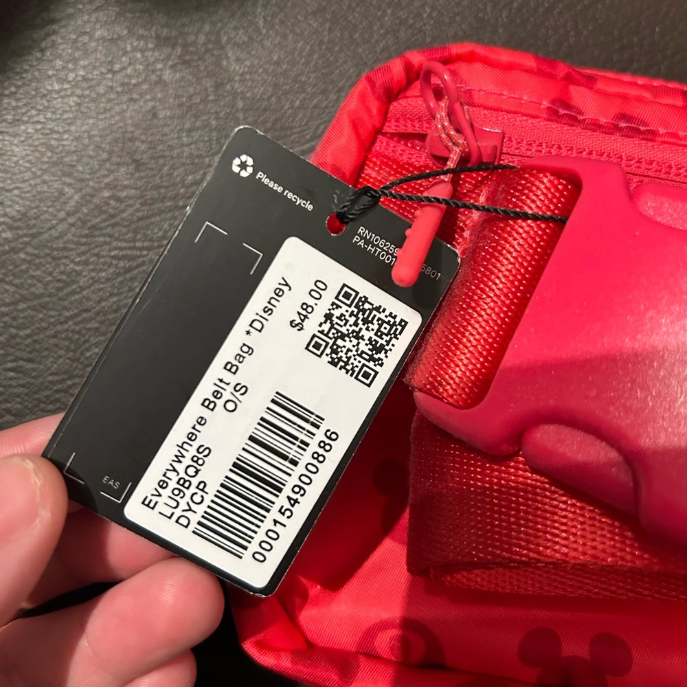 Disney Red Belt Bag - Picture 3 of 5